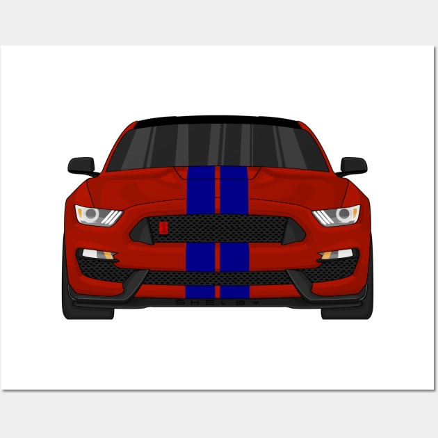 GT350R RAPID RED Wall Art by VENZ0LIC